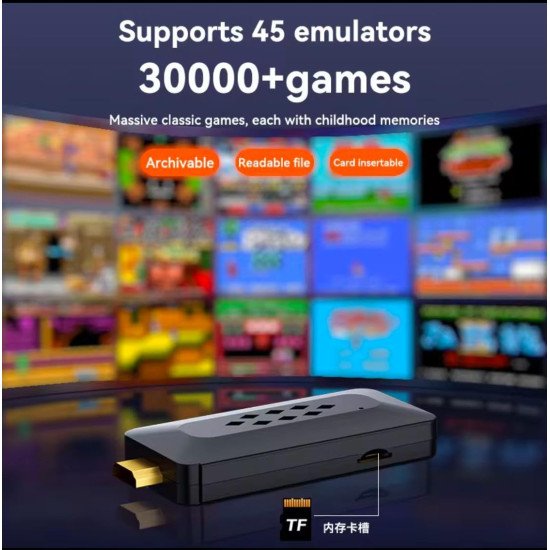 Playtastic M33 Game Stick 37000+ INBUILT Games Retro Playtastic M33 Game Stick 37000+ INBUILT Games Retro