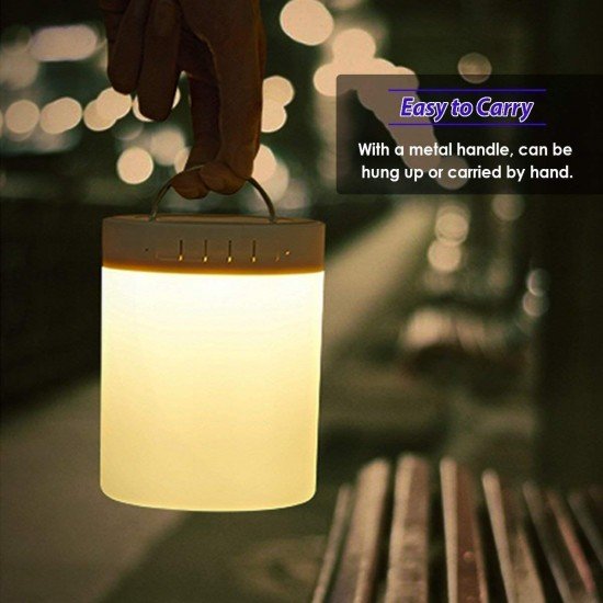 LED Touch Lamp Bluetooth Speaker, Wireless HiFi Speaker Light, USB Rechargeable Portable with TWS LED Touch Lamp Bluetooth Speaker, Wireless HiFi Speaker Light, USB Rechargeable Portable with TWS