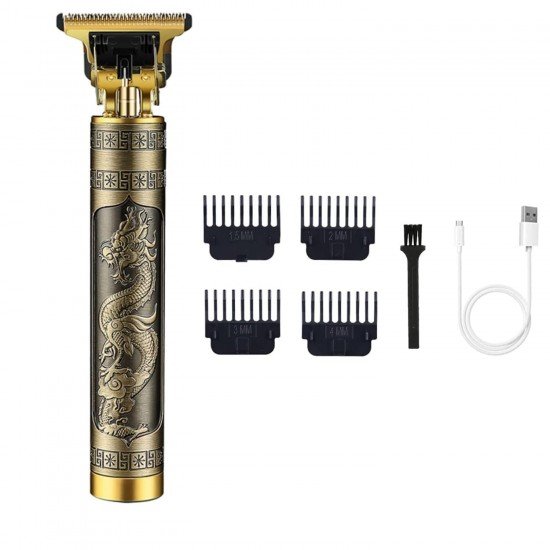 Hair Trimmer For Men Buddha Style Trimmer, Professional Hair Clipper, Adjustable Blade Clipper, Shaver For Men, Retro Oil Head Close Cut Trimming Machine, 1200 mah battery (Dragon) Hair Trimmer For Men Buddha Style Trimmer, Professional Hair Clipper, Adjustable Blade Clipper, Shaver For Men, Retro Oil Head Close Cut Trimming Machine, 1200 mah battery (Dragon)