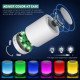 Mini Bluetooth Speaker Wireless with LED Light, Dimmable LED Night Light, 6 Color Modes, Type-C Charging