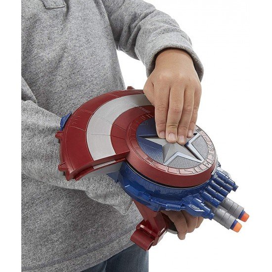 Captain America Superhero Shield Gun Toys, Civil War Like Blaster Reveal Shield Toy and Bullet Blaster for Boys and Girls Captain America Superhero Shield Gun Toys, Civil War Like Blaster Reveal Shield Toy and Bullet Blaster for Boys and Girls