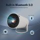 Smart Projector with Android 11 HD Projector 1080P 4K WiFi6 BT Home Theater Video Projector 
