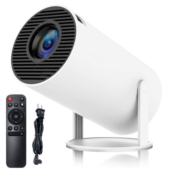 Smart Projector with Android 11 HD Projector 1080P 4K WiFi6 BT Home Theater Video Projector 