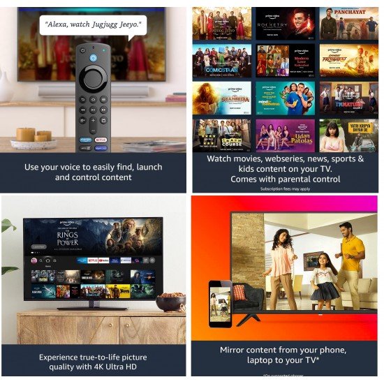 Fire TV Stick 4K with all-new Alexa Voice Remote  (Dolby Vision)