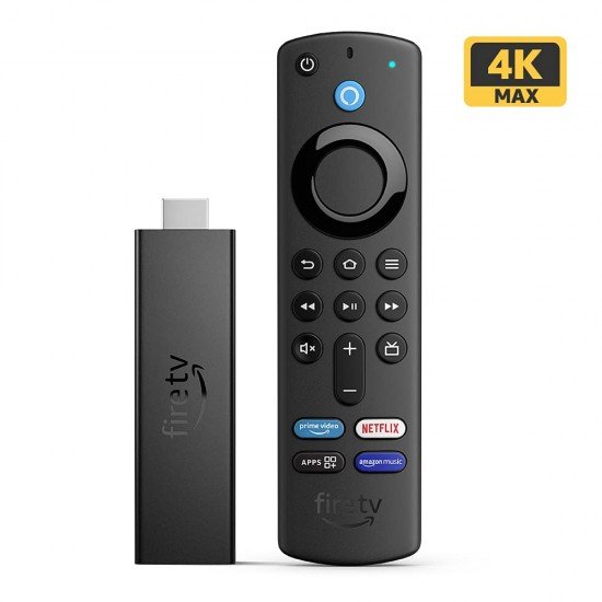 Fire TV Stick 4K Max streaming device, Wi-Fi 6, Alexa Voice Remote Fire TV Stick 4K Max streaming device, Wi-Fi 6, Alexa Voice Remote