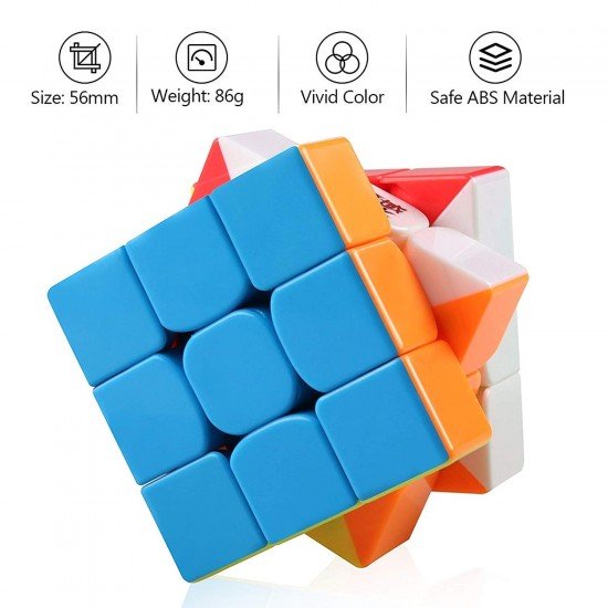 Cubes 3x3 High Speed Sticker Less Magic Puzzle Cube Game Toy Cubes 3x3 High Speed Sticker Less Magic Puzzle Cube Game Toy