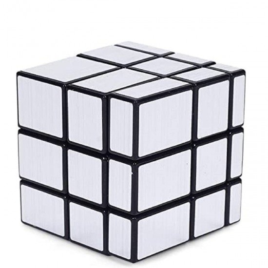 Cubes 3x3 High Speed Sticker Less Magic Puzzle Cube Game Toy (Mirror Silver) Cubes 3x3 High Speed Sticker Less Magic Puzzle Cube Game Toy (Mirror Silver)