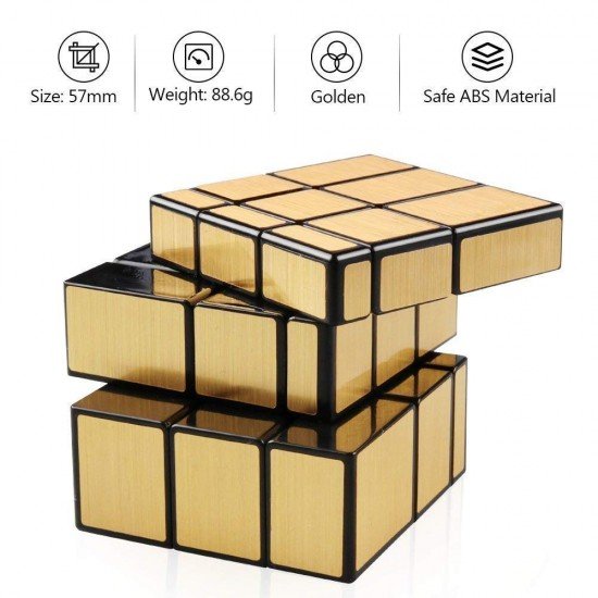 Cubes 3x3 High Speed Sticker Less Magic Puzzle Cube Game Toy (Mirror Silver) Cubes 3x3 High Speed Sticker Less Magic Puzzle Cube Game Toy (Mirror Silver)