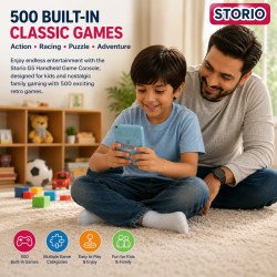 G5 Handheld Game Console for Kids | Retro Gaming Device with 3.0 Inch HD Screen | 500 Built-in Classic Games  