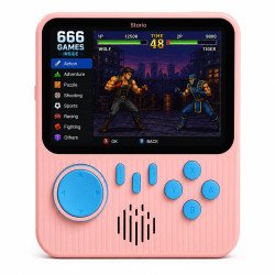  G7 Retro Handheld Gaming Console for Kids & Adults | 666-in-1 Built-in Classic Video Games | Rechargeable Portable Game Player  