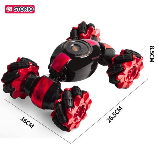 Storio Hand Gesture Sensor RC Stunt Car 4x4WD (Color May Vary)