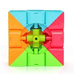 Toys Warrior Puzzles Cubes 4X4 High Speed Sticker Less Magic Cube Game 