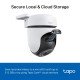 TP-Link 2K 3MP Outdoor Pan/Tilt Security Wi-Fi Camera, IP65 Weatherproof, Motion Detection, 360° Visual Coverage,Full-Colour Night Vision,Cloud &Local Storage,Works with Alexa&Google Home(Tapo C510W)