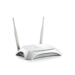 TP-Link TL-MR3420 300 Mbps 2.4GHz 3G/4G Wi-Fi Router, 1 USB 2.0 Port, WPS Button, No Configuration Required, Bandwidth Control, N300 Wireless WiFi with Omni directional Antennas, Reverse SMA