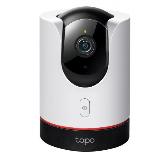 TP-Link Tapo C225 4MP 2K QHD 1440p Pan/Tilt WiFi SecuritySmart AI Camera, Indoor CCTV, Starlight Sensor, Night Vision, Alexa Google and Apple Home Compatibility, No Hub Required, SD Storage