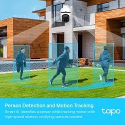 TP-Link Tapo C500 Outdoor Pan/Tilt Home Security WiFi Smart Camera | 2MP 1080p Full HD Live View | 360° Visual Coverage | Night Vision | Support Alexa and Google Assistant | 2-Way Audio