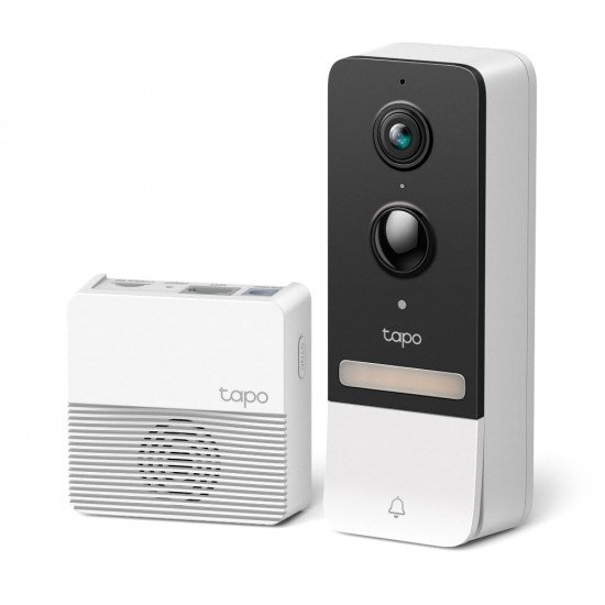 TP-Link Tapo D230S1 2K 5MP Smart Wireless Security Video Doorbell, Battery-Powered, Two-Way Talk, IP64, Colour Night Vision, Cloud &Local Storage, Compatible with Alexa&Google Home, Easy Installation TP-Link Tapo D230S1 2K 5MP Smart Wireless Security Video Doorbell, Battery-Powered, Two-Way Talk, IP64, Colour Night Vision, Cloud &Local Storage, Compatible with Alexa&Google Home, Easy Installation