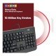 TVS ELECTRONICS Champ Heavy Duty Membrane Wired Keyboard | Array of 104 Keys |Multimedia Functions|Membrane Keys| Compatible|Smooth Handling|Lightweight|Plug|SND Play USB Connectio |Sculpted Key Cap