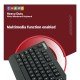 TVS ELECTRONICS Champ Heavy Duty Membrane Wired Keyboard | Array of 104 Keys |Multimedia Functions|Membrane Keys| Compatible|Smooth Handling|Lightweight|Plug|SND Play USB Connectio |Sculpted Key Cap