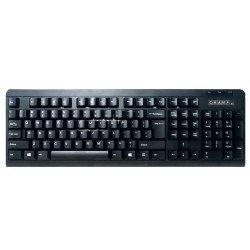 TVS ELECTRONICS Champ USB XL Keyboard, Membrane Key Switches For Silent & Comfortable Use, More Than 10 Million Key Strokes, Laser Etched Characters On Key Caps, Enabled Rupee symbols, Sculpted Keycap