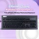 TVS ELECTRONICS Platina Wireless Mechanical Keyboard ,LED Indicators, 50M Keystroke Life,10M Range, Auto Sleep Mode| Rupee Symbol|1-Year Warranty | Black