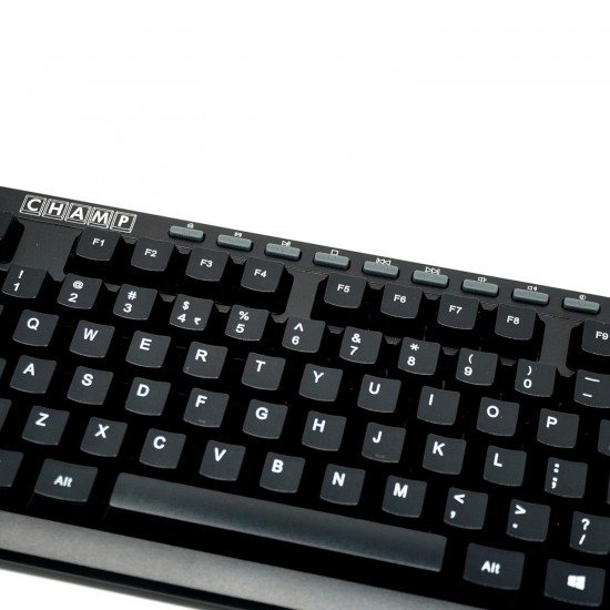 TVS Electronics Champ Executive Multimedia Combo (Wired Keyboard & Mouse)|10 Million+ keystrokes|Multimedia Functions TVS Electronics Champ Executive Multimedia Combo (Wired Keyboard & Mouse)|10 Million+ keystrokes|Multimedia Functions