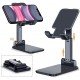 Tabletop Smart Foldable Mobile Stand for Table and Bed, Height Adjustable Universal Phone Holder for All Smartphones & Tablet- Piramid Stand Free (Multicolour)