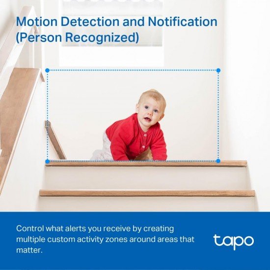 Tapo TP-Link C210 360° 3MP Full HD 2304 X 1296P Video Pan/Tilt Smart Wi-Fi Security Camera Tapo TP-Link C210 360° 3MP Full HD 2304 X 1296P Video Pan/Tilt Smart Wi-Fi Security Camera