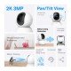 Tapo TP-Link C210P2 360° 3MP 2K 2304 Full HD 1296P Video Pan/Tilt Smart Wi-Fi Security Camera ,Alexa Enabled, 2-Way Audio, Night Vision, Motion Detection, Indoor CCTV , Pack of 2,White Tapo TP-Link C210P2 360° 3MP 2K 2304 Full HD 1296P Video Pan/Tilt Smart Wi-Fi Security Camera ,Alexa Enabled, 2-Way Audio, Night Vision, Motion Detection, Indoor CCTV , Pack of 2,White