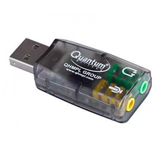 Quantum USB Sound Card QHM-623 for All Computer/PC/Laptop