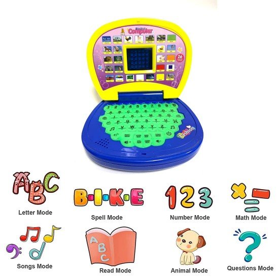 Educational Learning Mini Laptop with LED Display For Kids Educational Learning Mini Laptop with LED Display For Kids