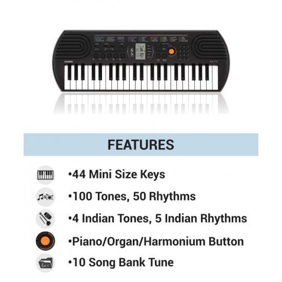 Casio 44 Mini Keys Keyboard (SA-76/77/78) Casio 44 Mini Keys Keyboard (SA-76/77/78)