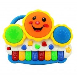 Drum Keyboard Musical Toys with Flashing Lights-SONI70007