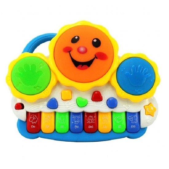 Drum Keyboard Musical Toys with Flashing Lights-SONI70007 Drum Keyboard Musical Toys with Flashing Lights-SONI70007