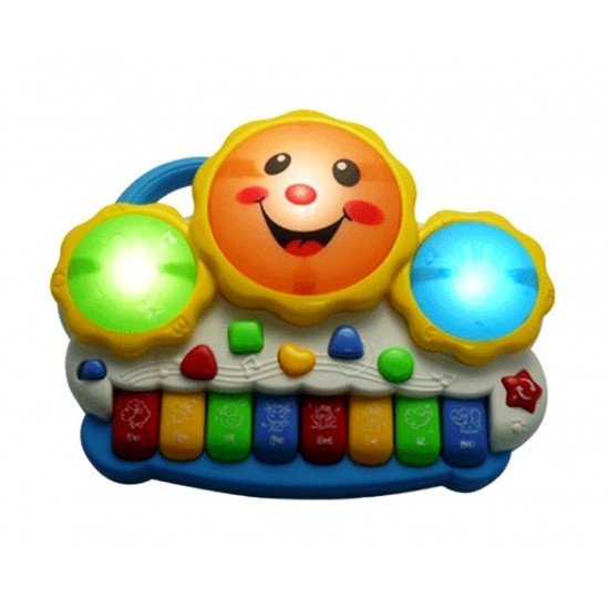 Drum Keyboard Musical Toys with Flashing Lights-SONI70007 Drum Keyboard Musical Toys with Flashing Lights-SONI70007