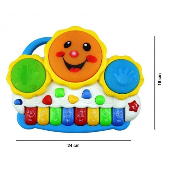 Drum Keyboard Musical Toys with Flashing Lights-SONI70007 Drum Keyboard Musical Toys with Flashing Lights-SONI70007