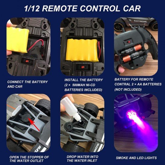 Spray Runner RC car 2.4ghz Remote Control Spray Spray Runner RC car 2.4ghz Remote Control Spray
