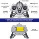 Dual Control Twisting Drift Stunt Car Toy for Kids with Remote Control and Gesture Wrist Controller - Rechargeable 360° Rotating  (Color May Vary)