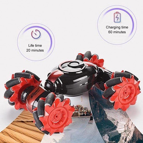 Gesture Sensor Rc Stunt Car Double Sided Rotating Off Road Remote Control Car 4Wd 2.4Ghz Twisting Vehicle With Light Mini Deformation Toy Cars For Kids Boys, Multi color Gesture Sensor Rc Stunt Car Double Sided Rotating Off Road Remote Control Car 4Wd 2.4Ghz Twisting Vehicle With Light Mini Deformation Toy Cars For Kids Boys, Multi color