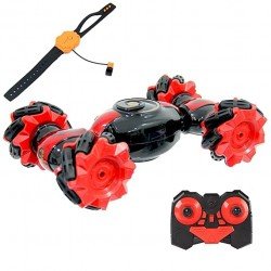 Gesture Sensor Rc Stunt Car Double Sided Rotating Off Road Remote Control Car 4Wd 2.4Ghz Twisting Vehicle With Light Mini Deformation Toy Cars For Kids Boys, Multi color