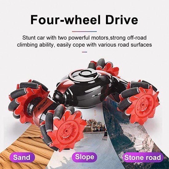 Gesture Sensor Rc Stunt Car Double Sided Rotating Off Road Remote Control Car 4Wd 2.4Ghz Twisting Vehicle With Light Mini Deformation Toy Cars For Kids Boys, Multi color Gesture Sensor Rc Stunt Car Double Sided Rotating Off Road Remote Control Car 4Wd 2.4Ghz Twisting Vehicle With Light Mini Deformation Toy Cars For Kids Boys, Multi color