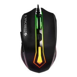 ZEBRONICS Newly Launched Sniper High Precision Wired Gaming Mouse with 6 Buttons 