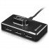 ZEBRONICS Zeb-100HB 4 Ports USB Hub for Laptop, PC Computers, Plug & Play, Backward Compatible - Black