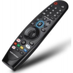 LG Voice Magic Remote AKB75855501 for LG Smart TV Magic Remote Replacement AN-MR20GA MR19BA MR18BA MR650A, with Pointer Function/Hotkeys Such as Netflix/Prime-Video/Movies