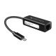 Zebronics Zeb-CTE100 Type C to RJ45 Ethernet LAN Adapter, Up to 1000 Mbps, for Windows/Mac/Linux (Black)