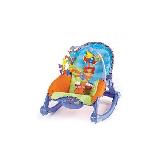 Newborn to Toddler Portable Rocker Chair with Calming Vibrations/ Adjustable Mode and Portable Light Weight| Ages 0-4 years maximum And weight 18 kg (Multicolor) Newborn to Toddler Portable Rocker Chair with Calming Vibrations/ Adjustable Mode and Portable Light Weight| Ages 0-4 years maximum And weight 18 kg (Multicolor)