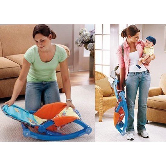 Newborn to Toddler Portable Rocker Chair with Calming Vibrations/ Adjustable Mode and Portable Light Weight| Ages 0-4 years maximum And weight 18 kg (Multicolor) Newborn to Toddler Portable Rocker Chair with Calming Vibrations/ Adjustable Mode and Portable Light Weight| Ages 0-4 years maximum And weight 18 kg (Multicolor)