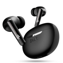 boAt Airdopes 141 ANC TWS Earbuds with 32 dB ANC, 42 HRS Playback, 50ms Low Latency Beast™ Mode, IWP™ Tech,Quad Mics with ENx™,ASAP™ Charge,USB Type-C Port & IPX5 