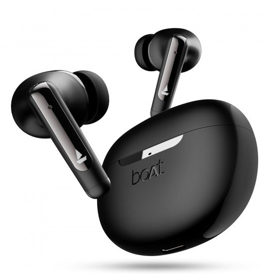 boAt Airdopes 141 ANC TWS Earbuds with 32 dB ANC, 42 HRS Playback, 50ms Low Latency Beast™ Mode, IWP™ Tech,Quad Mics with ENx™,ASAP™ Charge,USB Type-C Port & IPX5 boAt Airdopes 141 ANC TWS Earbuds with 32 dB ANC, 42 HRS Playback, 50ms Low Latency Beast™ Mode, IWP™ Tech,Quad Mics with ENx™,ASAP™ Charge,USB Type-C Port & IPX5