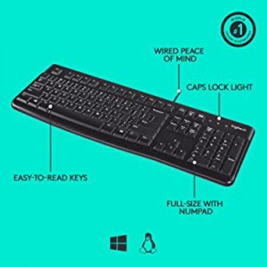 Logitech K120 Wired Keyboard Logitech K120 Wired Keyboard